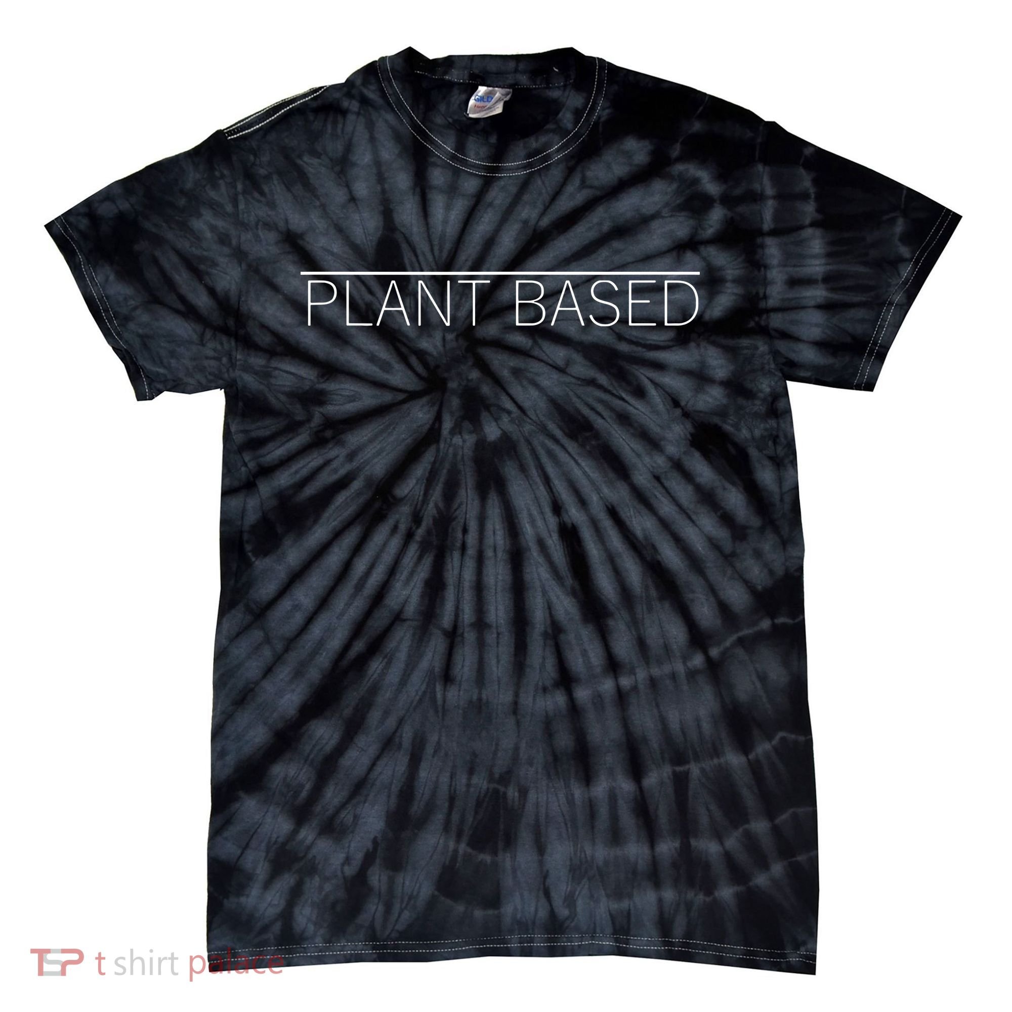 Plant Based Vegan Vegetarian Gift Tie-Dye T-Shirt