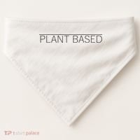 Plant Based Vegan Vegetarian Gift USA-Made Doggie Bandana thumb 0