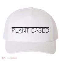 Plant Based Vegan Vegetarian Gift Yupoong Adult 5-Panel Trucker Hat thumb 0