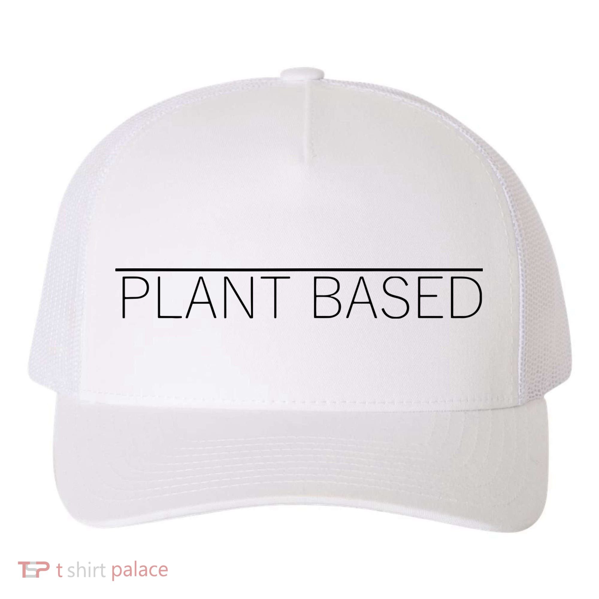 Plant Based Vegan Vegetarian Gift Yupoong Adult 5-Panel Trucker Hat