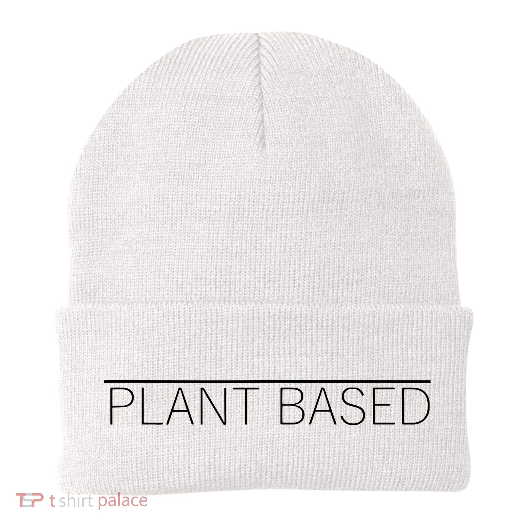Plant Based Vegan Vegetarian Gift Beanie