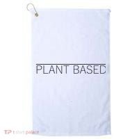 Plant Based Vegan Vegetarian Gift Golf Towel thumb 0
