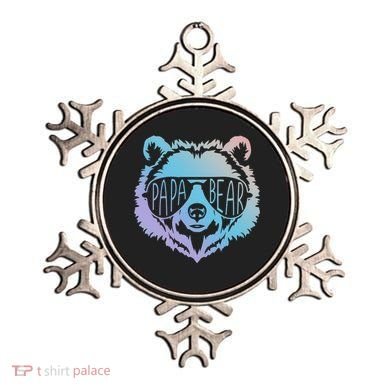 Papa Bear Vintage Graphic Gift Ornament