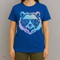 Papa Bear Vintage Graphic Gift T-Shirt thumb 4