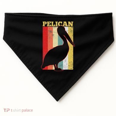 Pelican Bird Vintage Gift USA-Made Doggie Bandana
