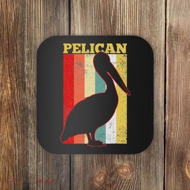 Pelican Bird Vintage Gift Coaster
