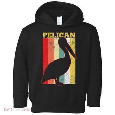 Pelican Bird Vintage Gift Toddler Hoodie