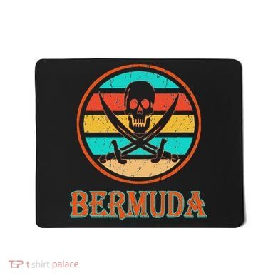 Pirate Bermuda Vacation Vintage Distressed Image Mousepad