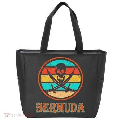 Pirate Bermuda Vacation Vintage Distressed Image Tote Bag