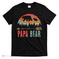 Papa Bear Vintage Father's Day Dad Grandpa T-Shirt thumb 0