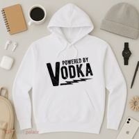 Powered By Vodka Hoodie thumb 3
