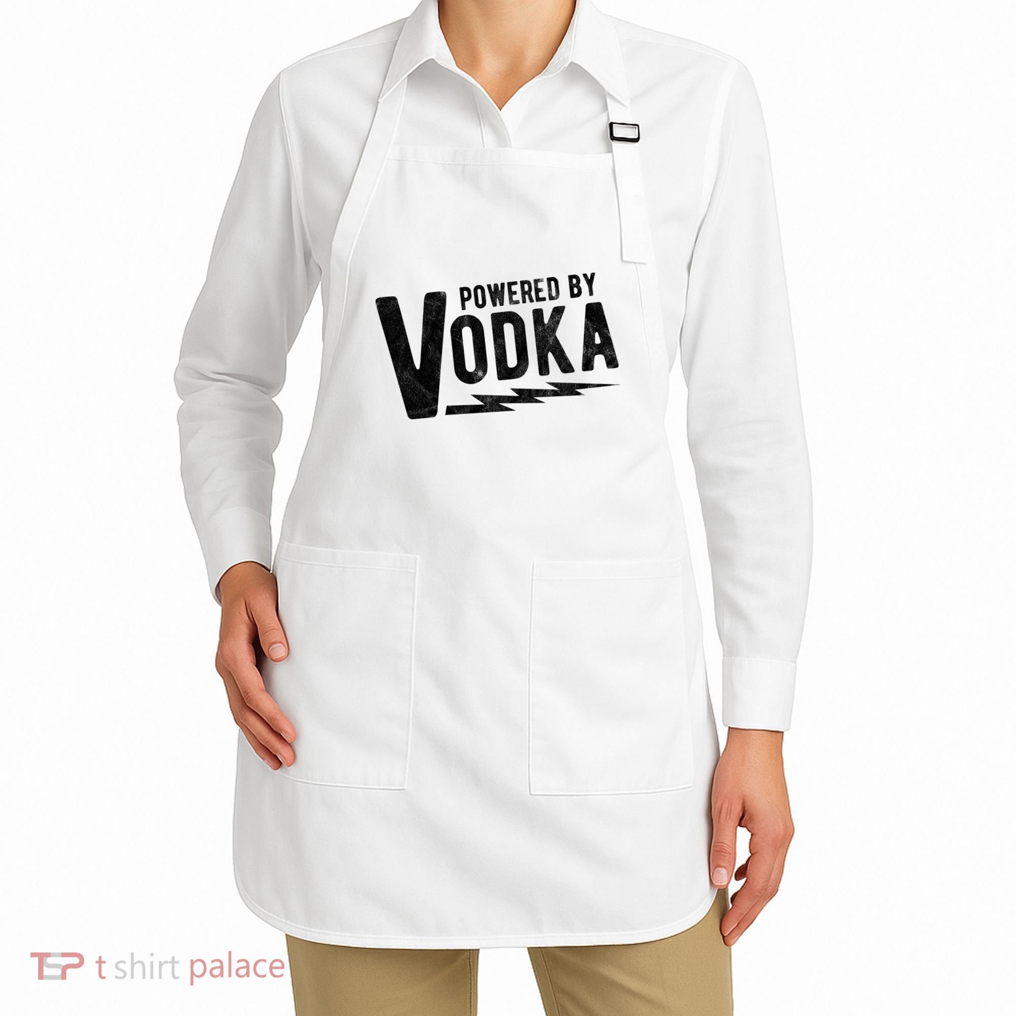 Powered By Vodka Apron
