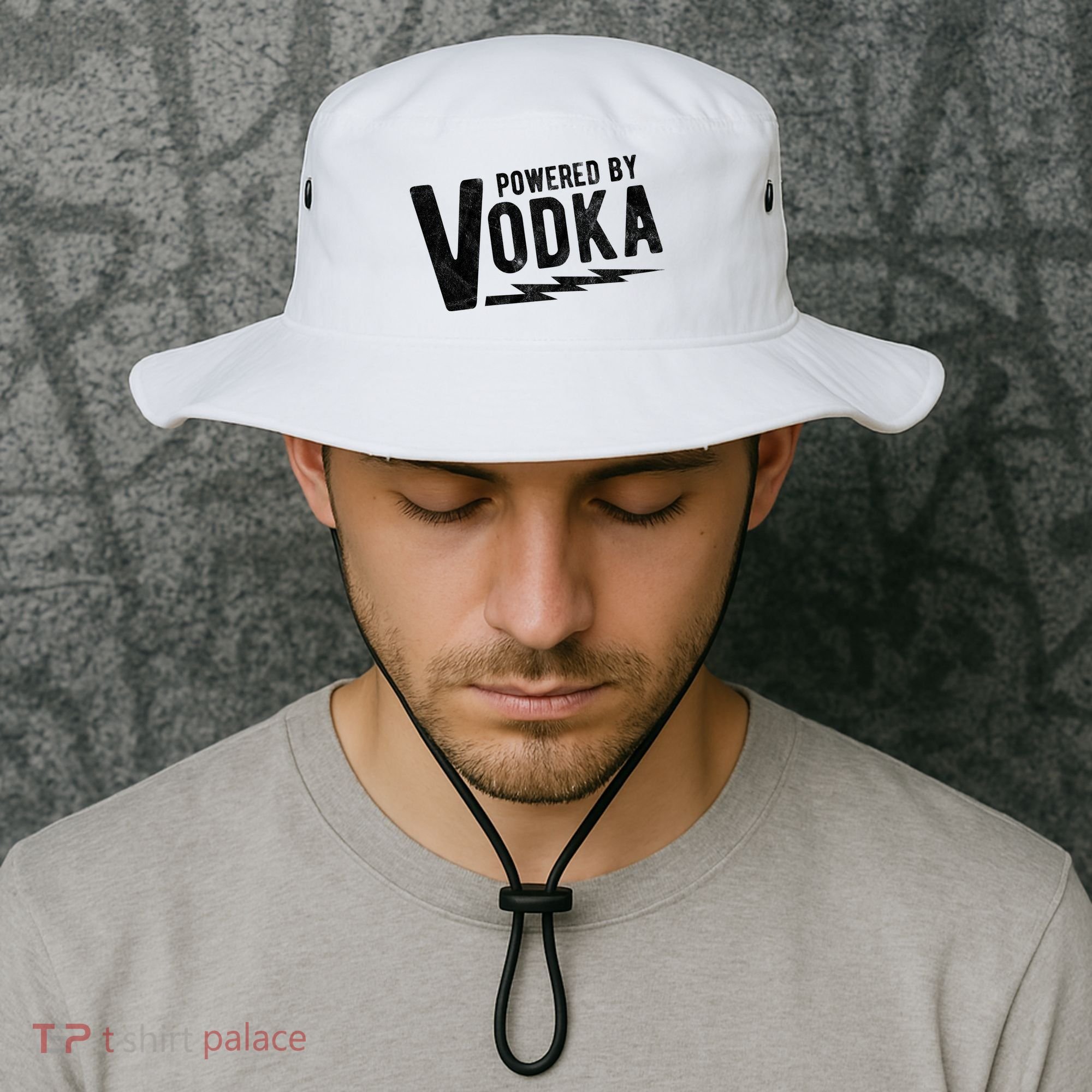 Powered By Vodka Bucket Hat