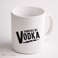 Powered By Vodka Coffee Mug thumb 1