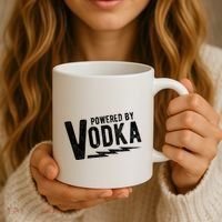 Powered By Vodka Coffee Mug thumb 3