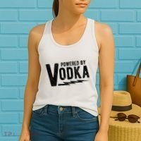 Powered By Vodka Women's Tank Top thumb 2