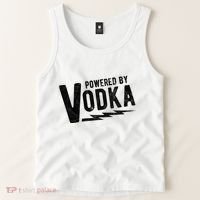 Powered By Vodka Tank Top thumb 2