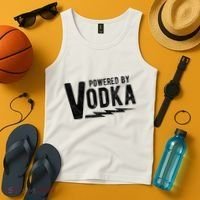 Powered By Vodka Tank Top thumb 4