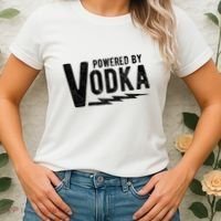 Powered By Vodka Women's T-Shirt thumb 2