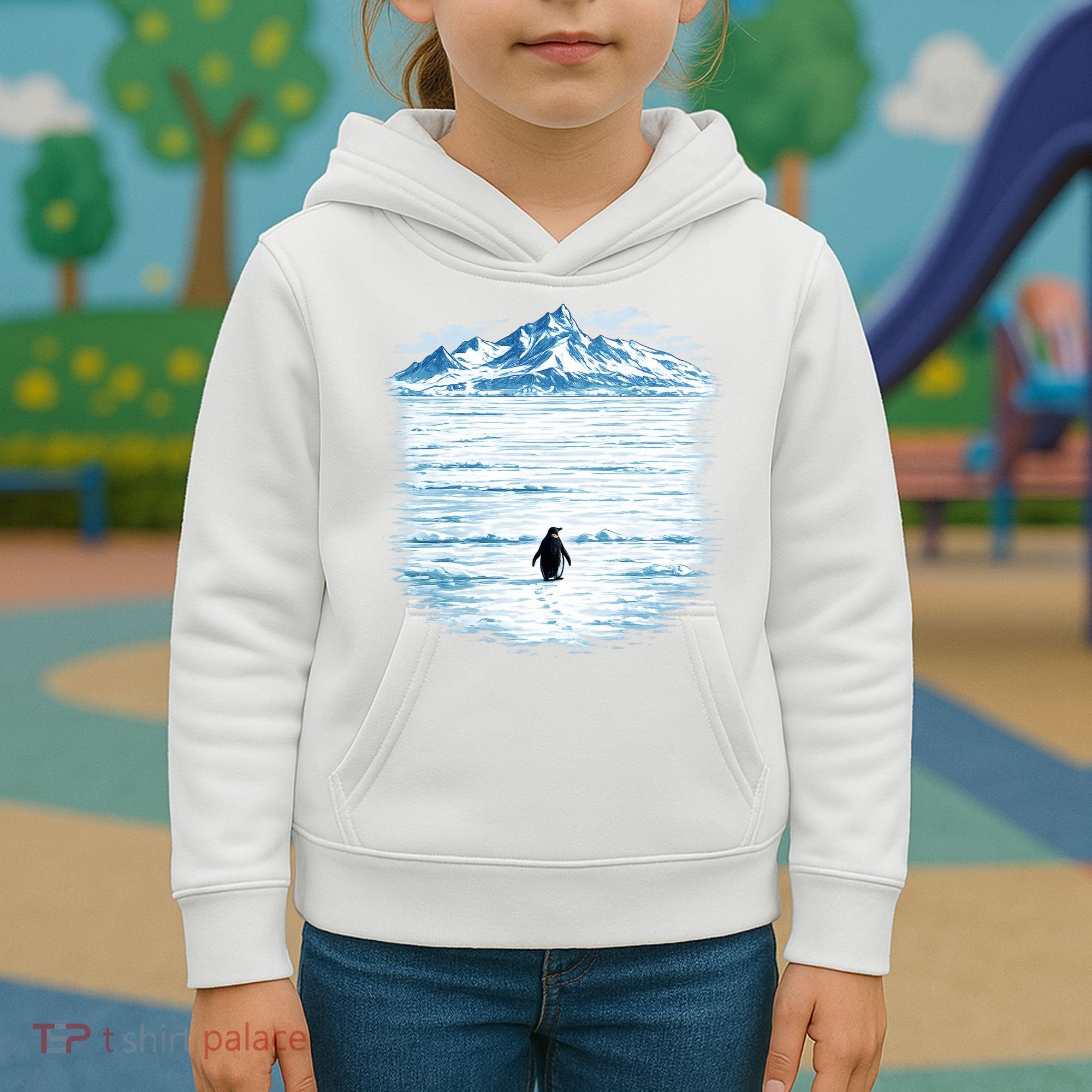 Penguin But Why Kids Hoodie