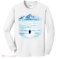 Penguin But Why Kids Long Sleeve Shirt thumb 0
