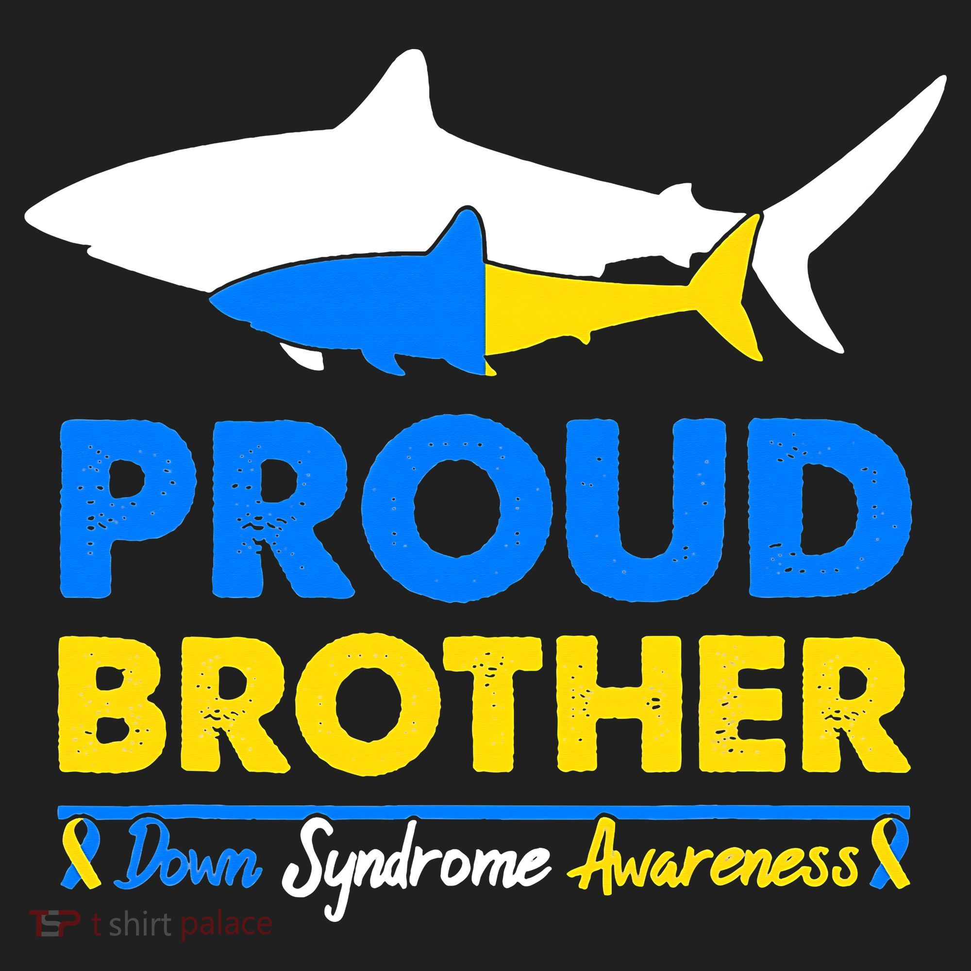 Proud Brother World Down Syndrome Awareness Day Shark T21 Women's Sweatshirt