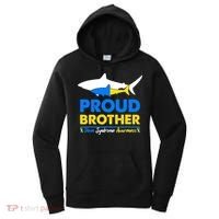 Proud Brother World Down Syndrome Awareness Day Shark T21 Women's Hoodie thumb 0