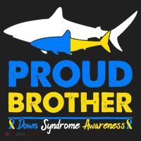 Proud Brother World Down Syndrome Awareness Day Shark T21 Tumbler thumb 3