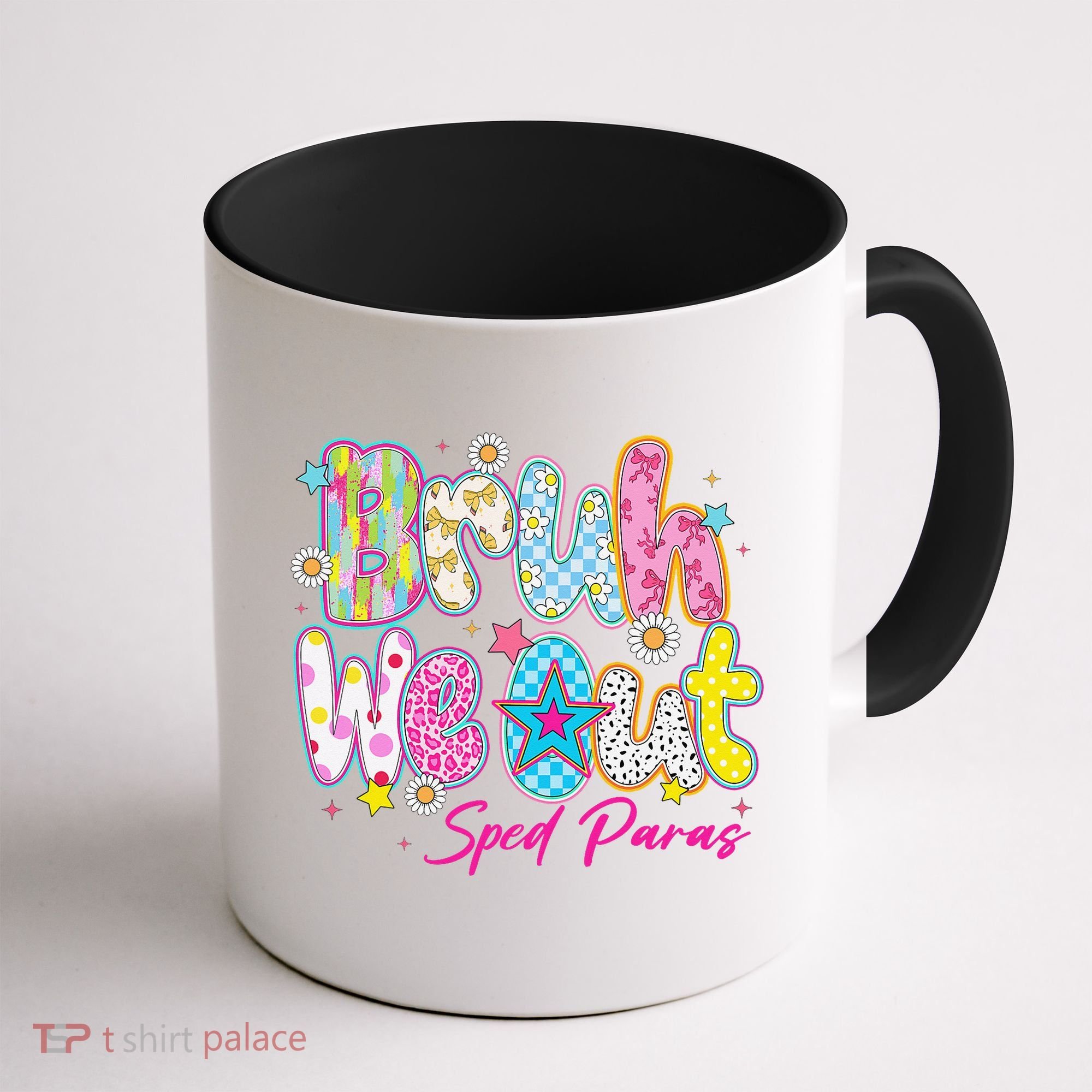 Preppy Bruh We Out Sped Paras Last Day Of School Summer Coffee Mug