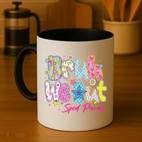Preppy Bruh We Out Sped Paras Last Day Of School Summer Coffee Mug thumb 4