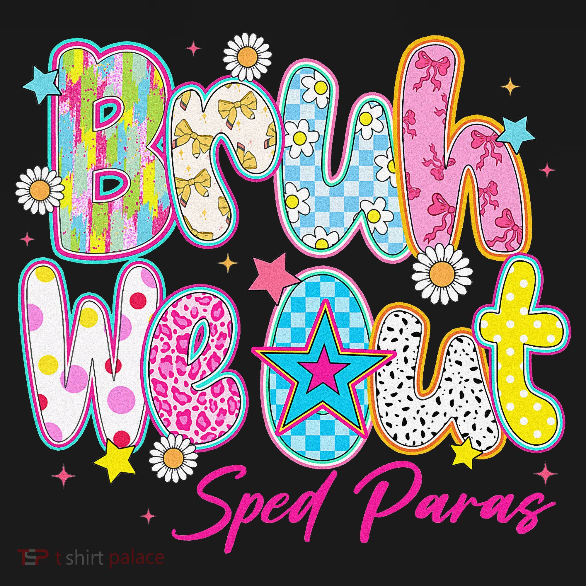 Preppy Bruh We Out Sped Paras Last Day Of School Summer Women's Tank Top