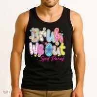Preppy Bruh We Out Sped Paras Last Day Of School Summer Tank Top thumb 3