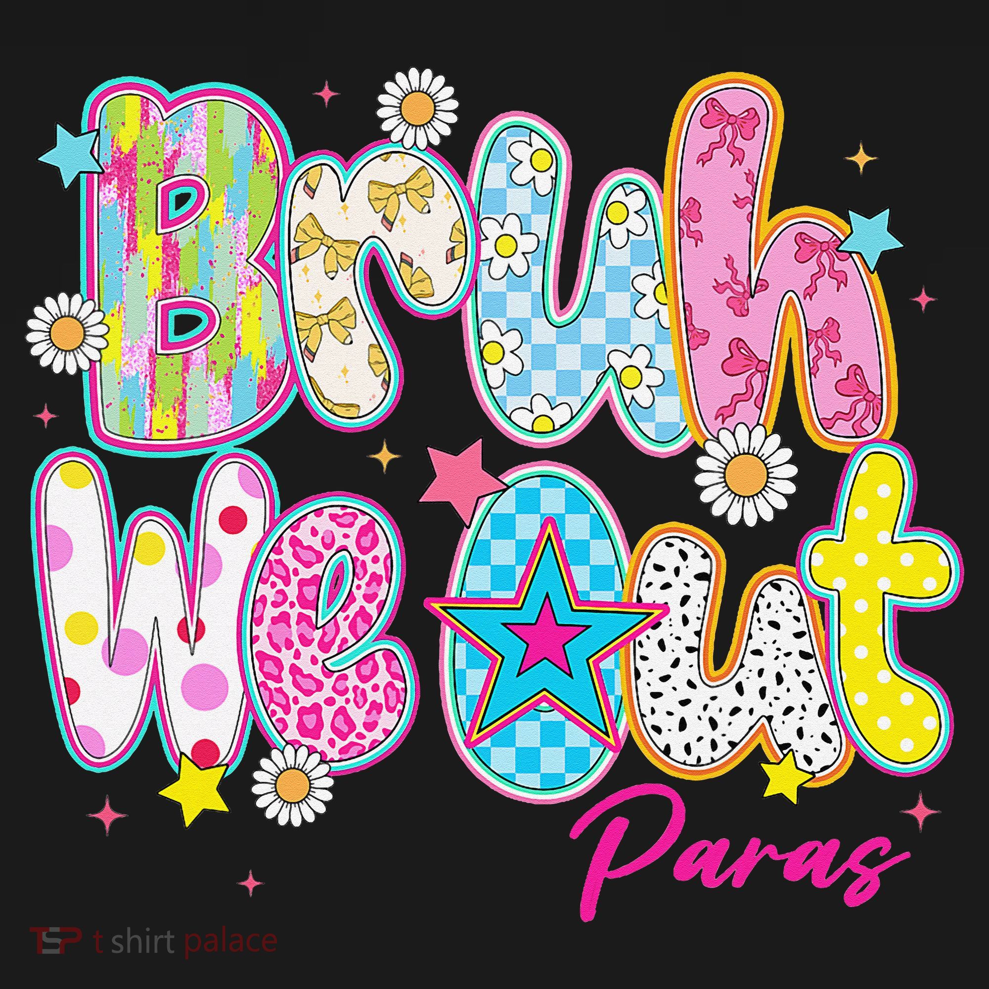 Preppy Bruh We Out Paraprofessionals Last Day Of School Women's Tank Top