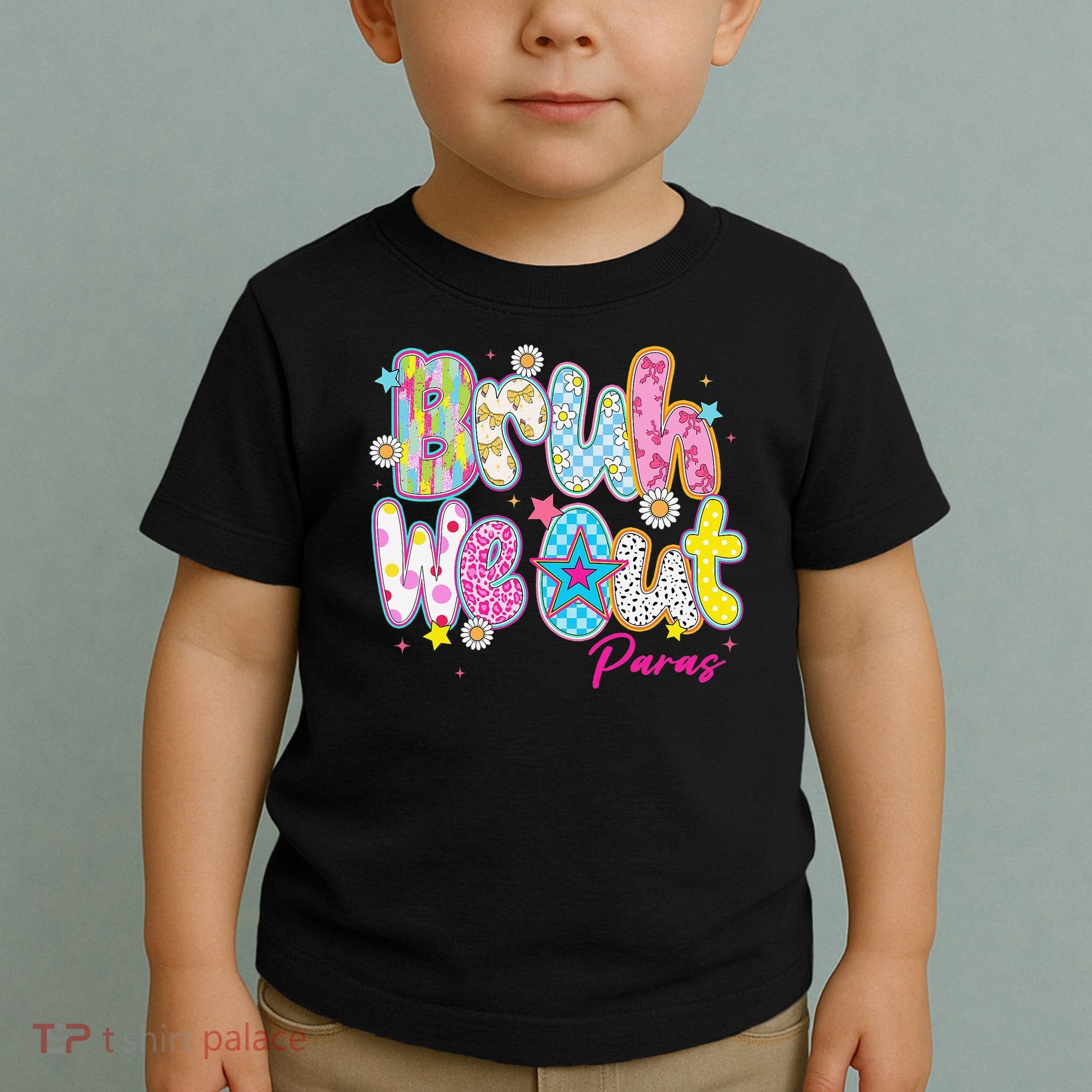 Preppy Bruh We Out Paraprofessionals Last Day Of School Toddler T-Shirt