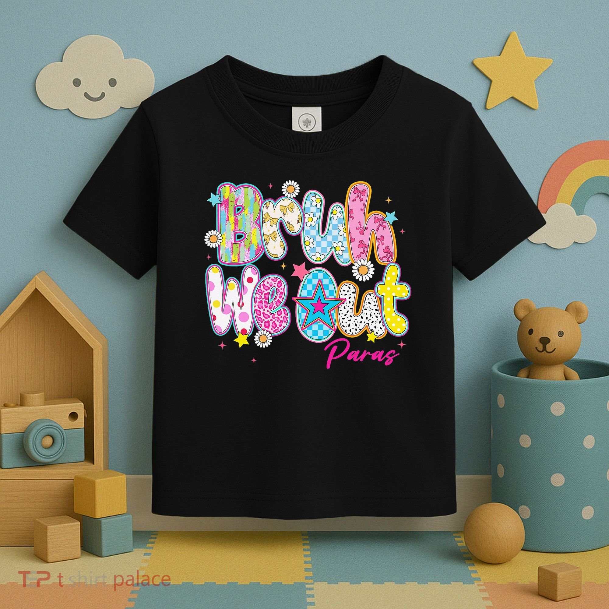 Preppy Bruh We Out Paraprofessionals Last Day Of School Toddler T-Shirt