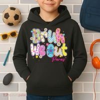 Preppy Bruh We Out Paraprofessionals Last Day Of School Kids Hoodie thumb 2