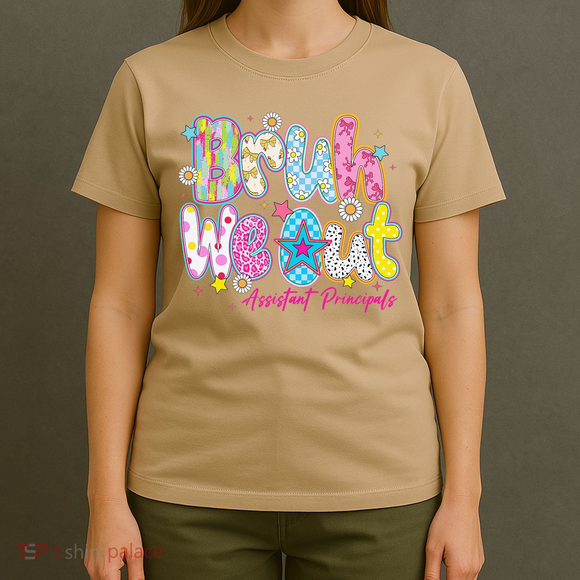 Preppy Bruh We Out Assistant Principals Last Day Of School T-Shirt