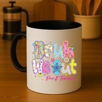 Preppy Bruh We Out Pre-K Teachers Last Day Of School Summer Coffee Mug thumb 4