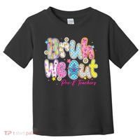 Preppy Bruh We Out Pre-K Teachers Last Day Of School Summer Toddler T-Shirt thumb 0