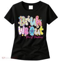 Preppy Bruh We Out Pre-K Teachers Last Day Of School Summer Women's T-Shirt thumb 0