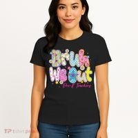 Preppy Bruh We Out Pre-K Teachers Last Day Of School Summer Women's T-Shirt thumb 4