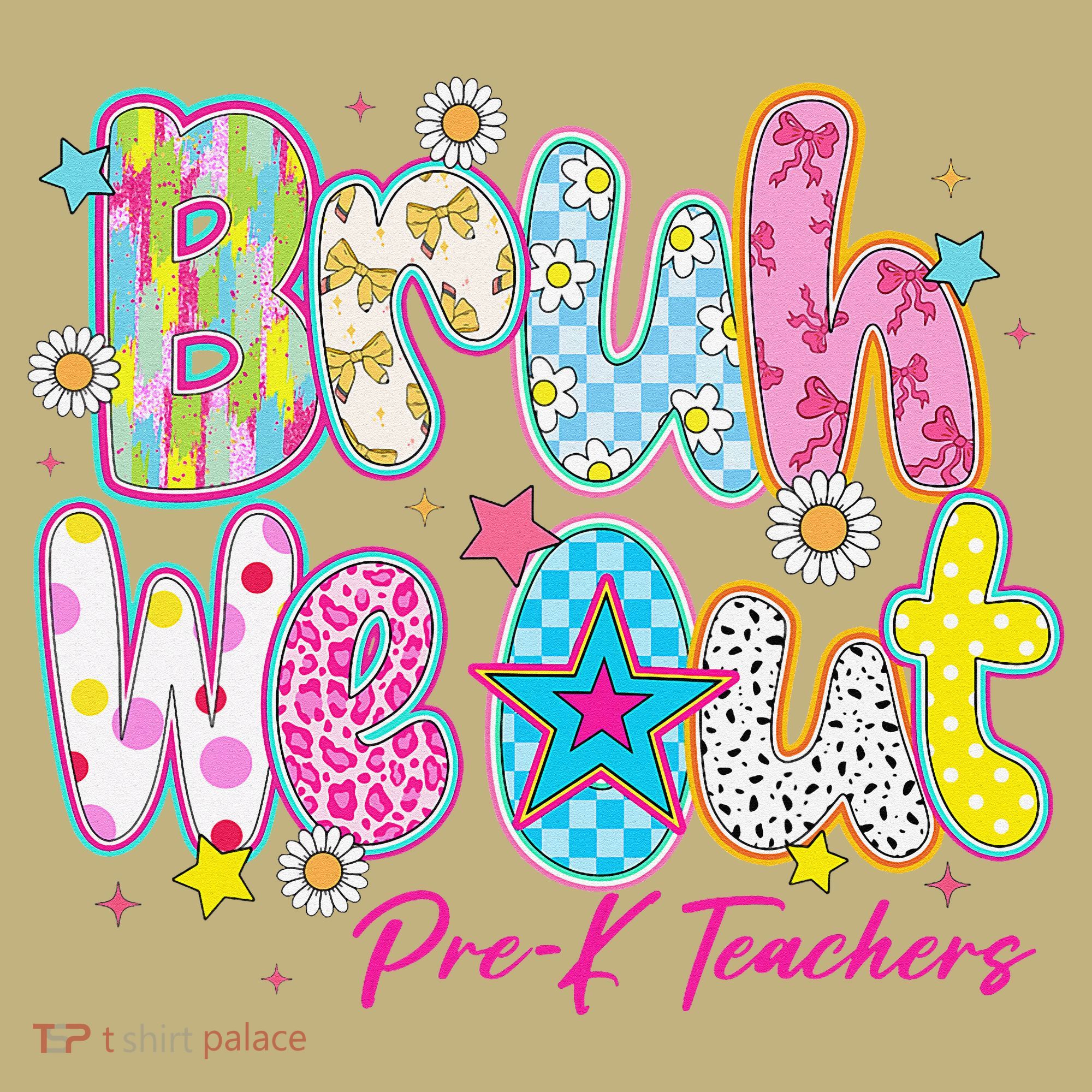 Preppy Bruh We Out Pre-K Teachers Last Day Of School Summer Mousepad
