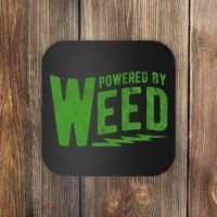 Powered By Weed Coaster thumb 0