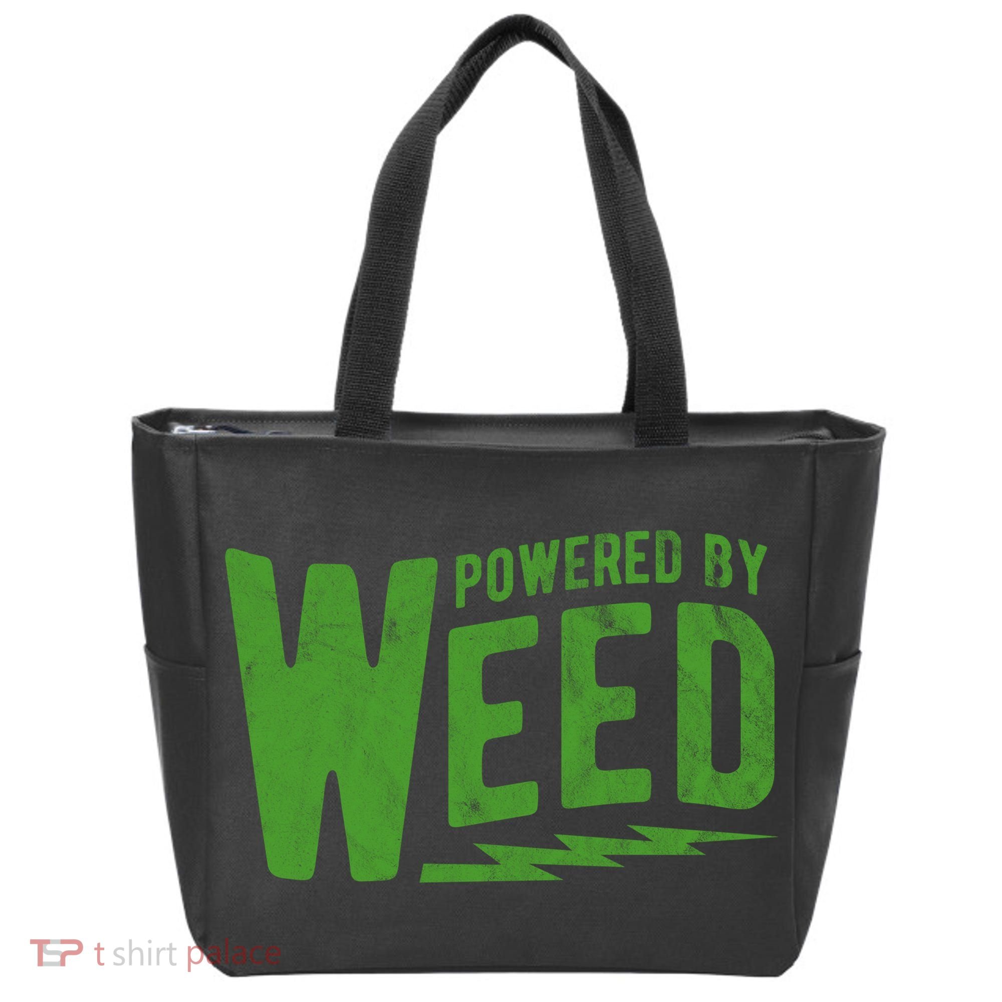 Powered By Weed Tote Bag