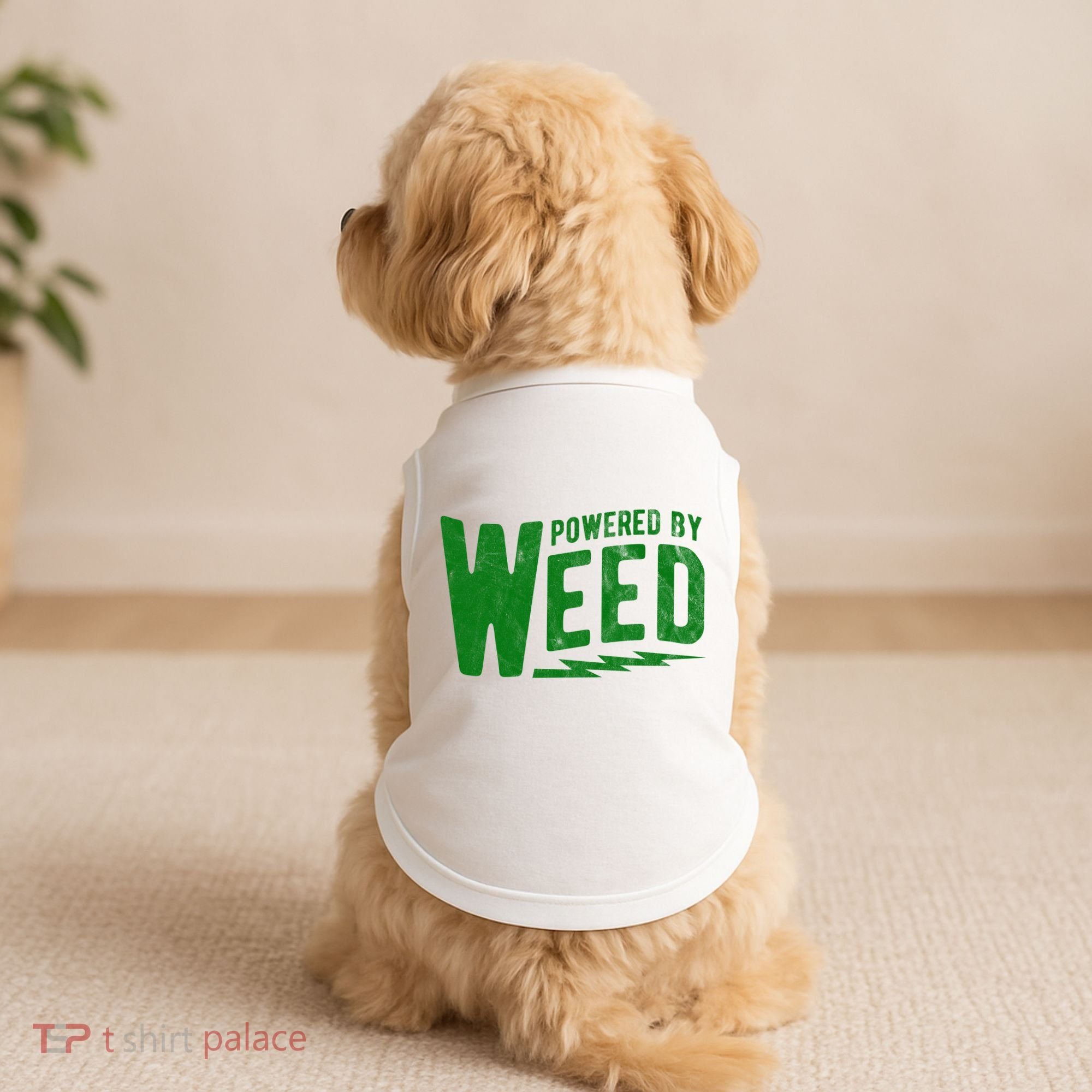 Powered By Weed Doggie Tank