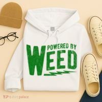 Powered By Weed Hoodie thumb 4