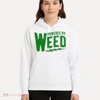 Powered By Weed Hoodie thumb 5