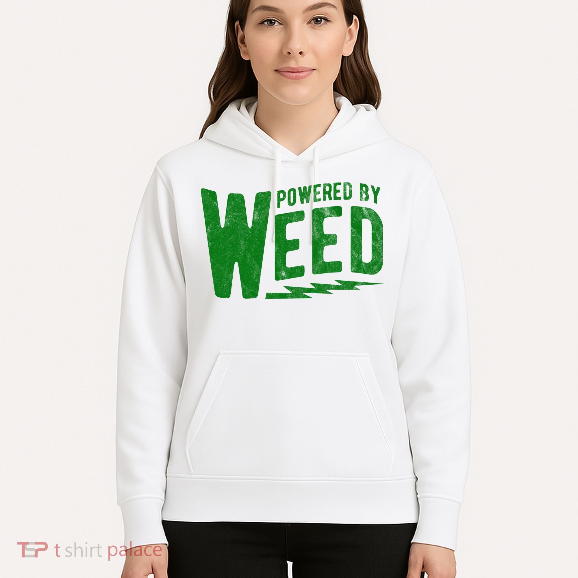 Powered By Weed Hoodie