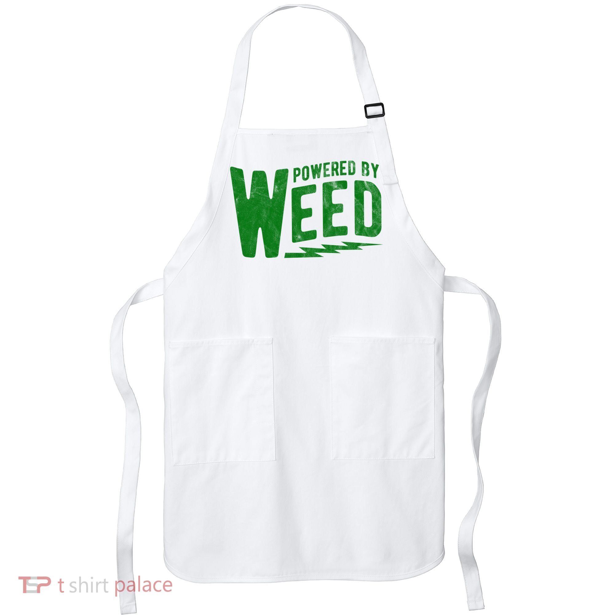 Powered By Weed Apron