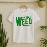 Powered By Weed T-Shirt thumb 2